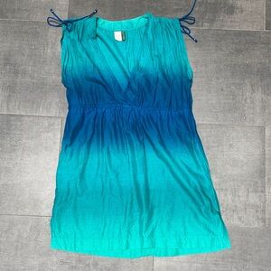 Ralph Lauren Teal Cotton Cover Up